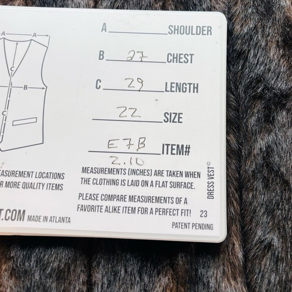 Carolina Colours Plus Reversible Faux Fur‎ Vest Black Brown Size 22 - Picture 2 of 13